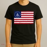 Betsy Ross Don't Tread On Me Flag T-Shirt thumb 3
