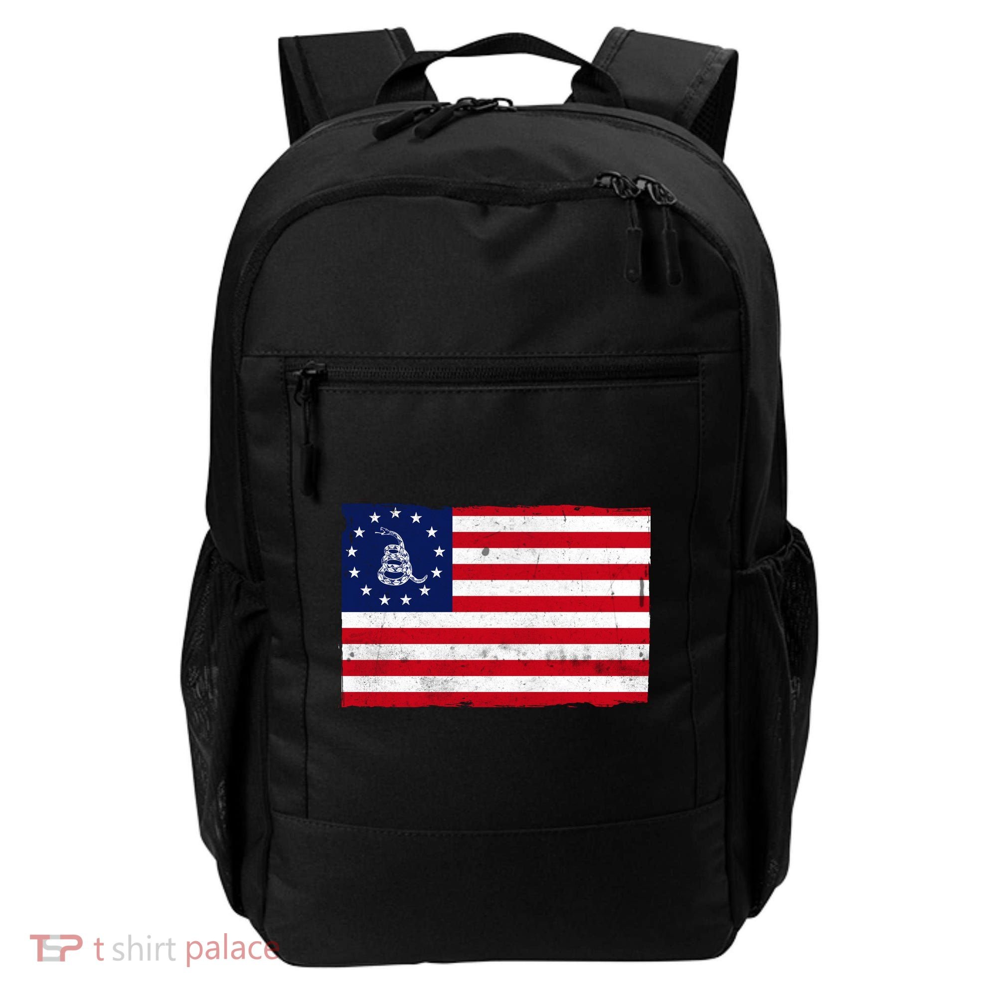 Betsy Ross Don't Tread On Me Flag Backpack