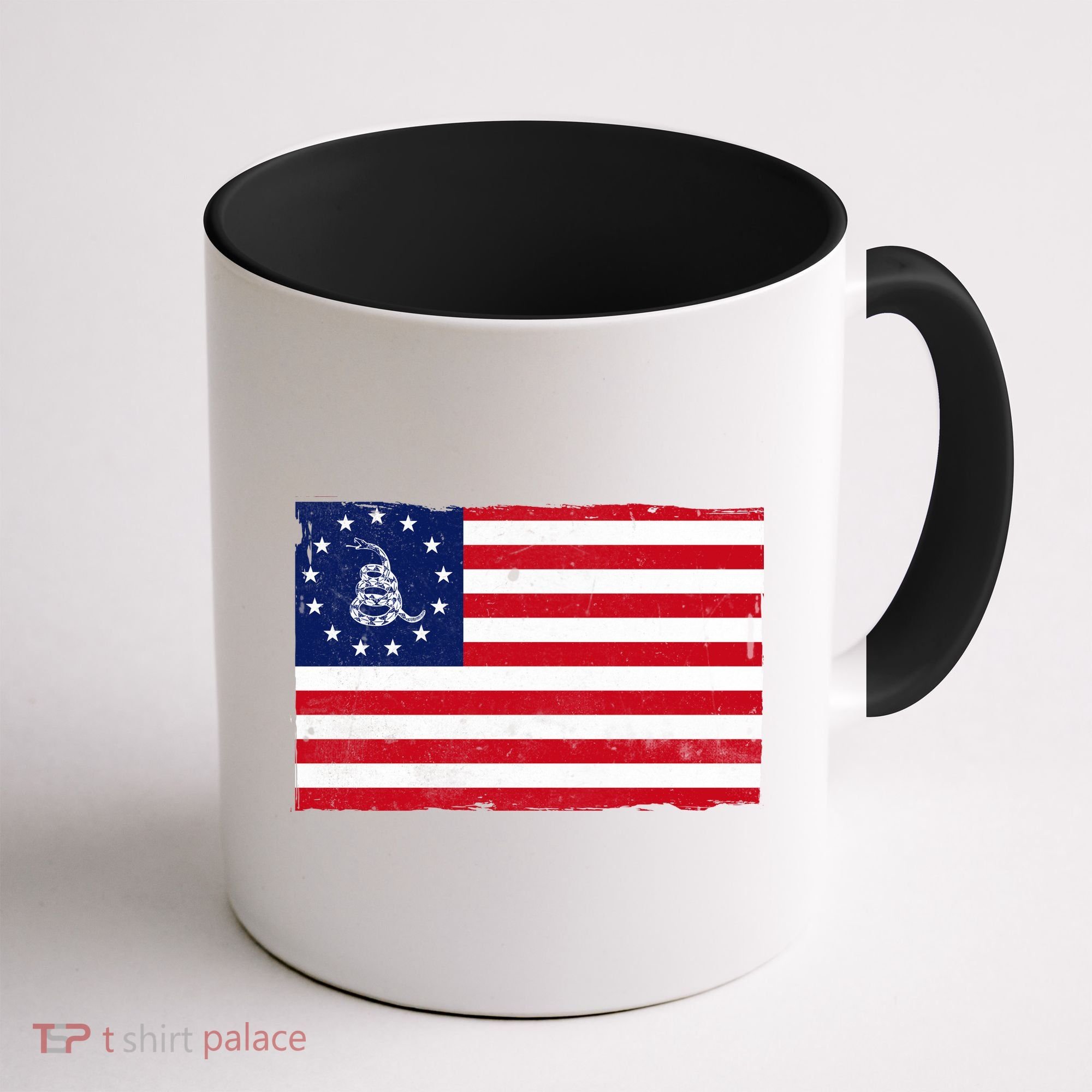 Betsy Ross Don't Tread On Me Flag Coffee Mug