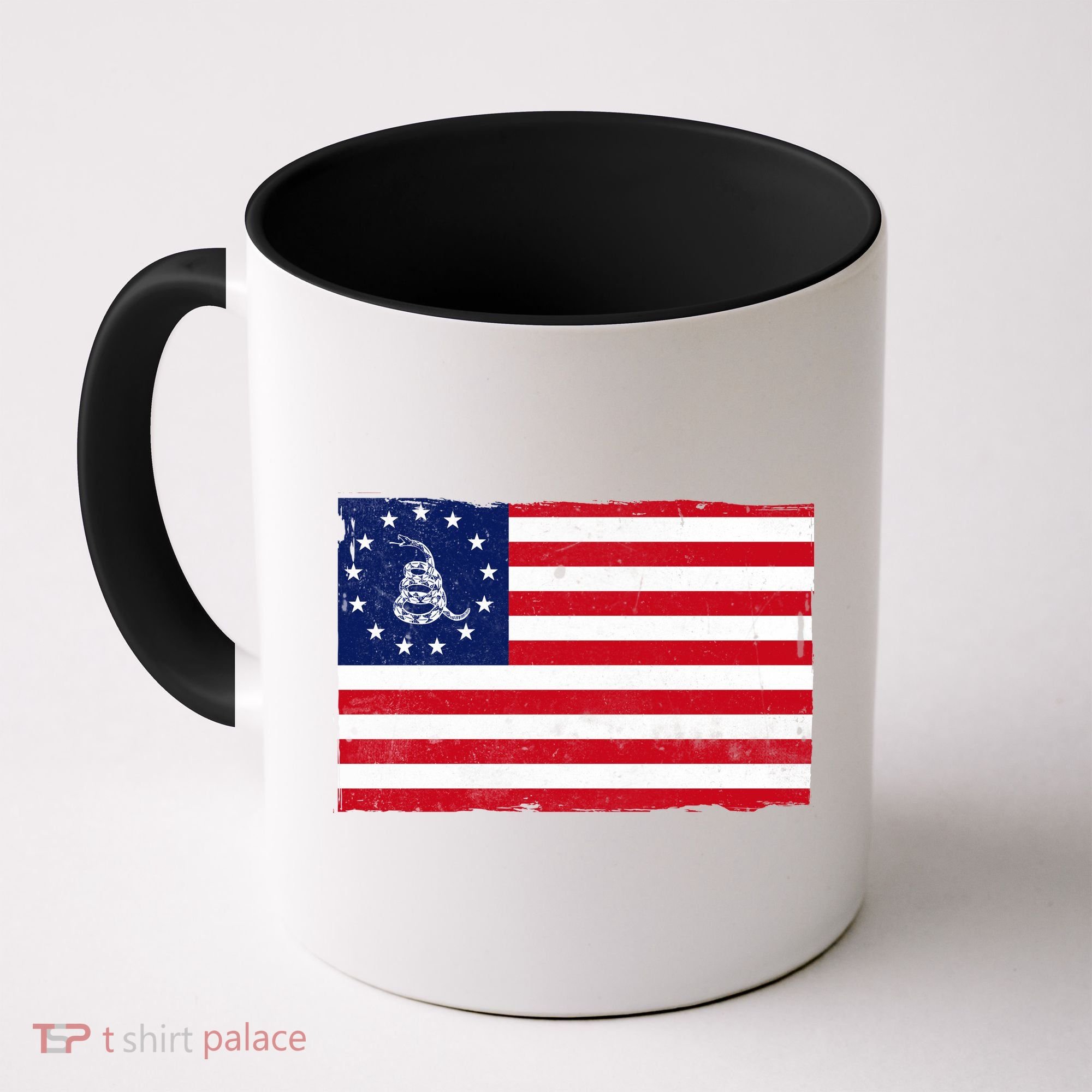 Betsy Ross Don't Tread On Me Flag Coffee Mug