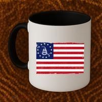 Betsy Ross Don't Tread On Me Flag Coffee Mug thumb 2