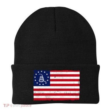 Betsy Ross Don't Tread On Me Flag Beanie