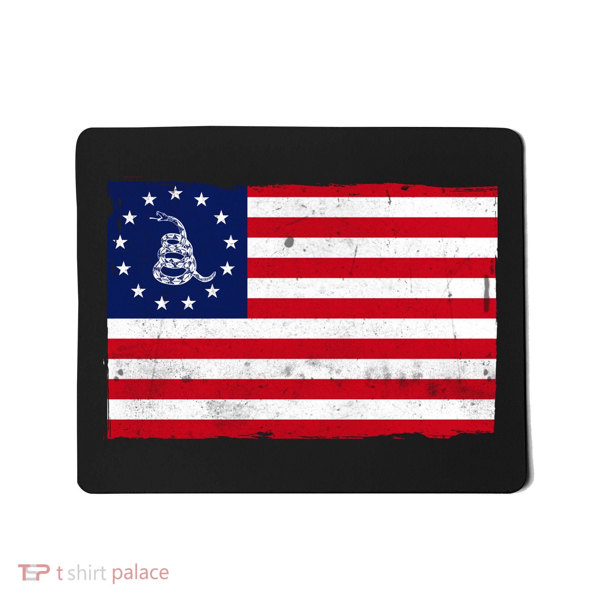 Betsy Ross Don't Tread On Me Flag Mousepad