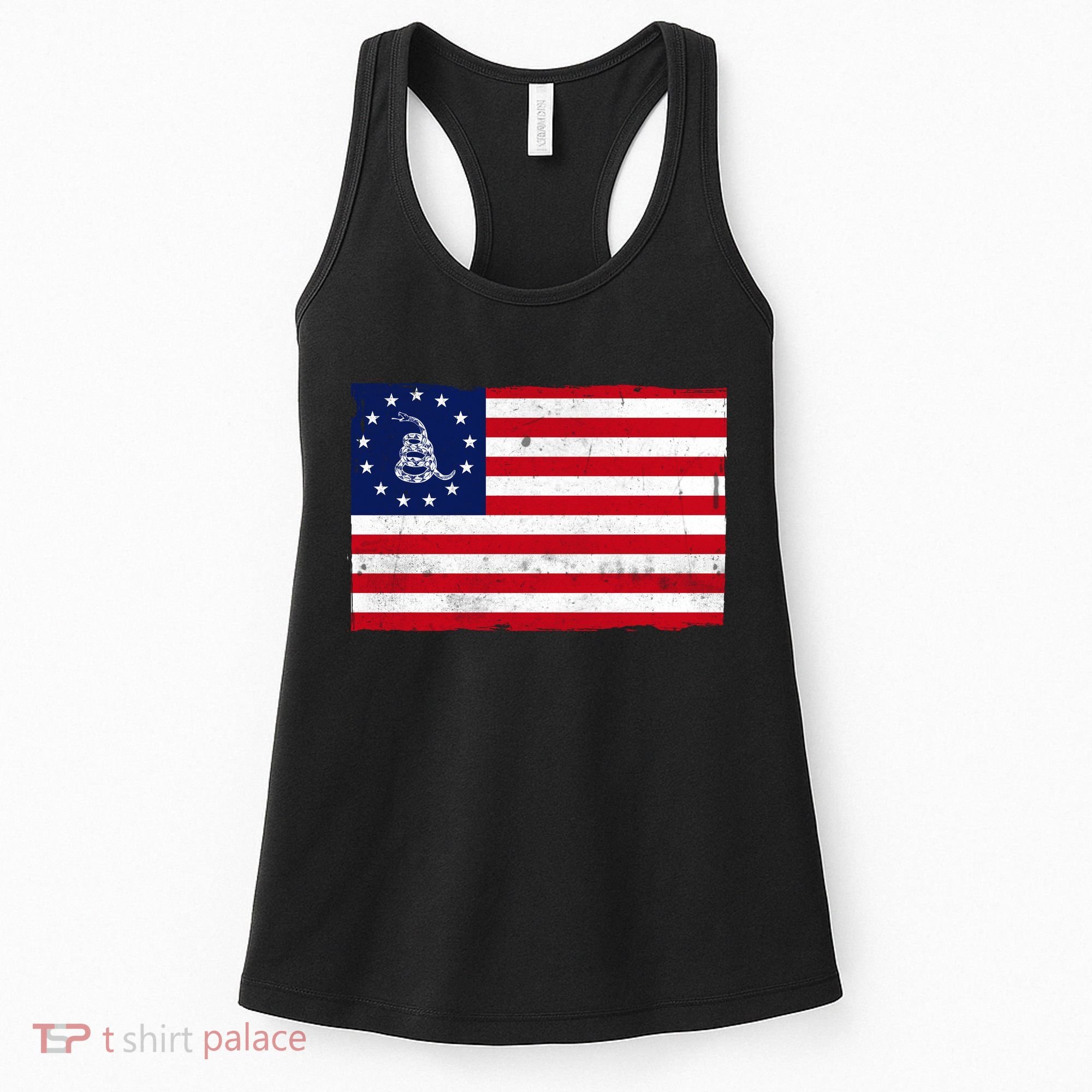 Betsy Ross Don't Tread On Me Flag Women's Tank Top
