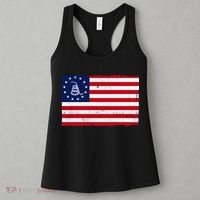 Betsy Ross Don't Tread On Me Flag Women's Tank Top thumb 3