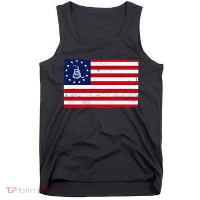 Betsy Ross Don't Tread On Me Flag Tank Top