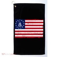 Betsy Ross Don't Tread On Me Flag Golf Towel thumb 0