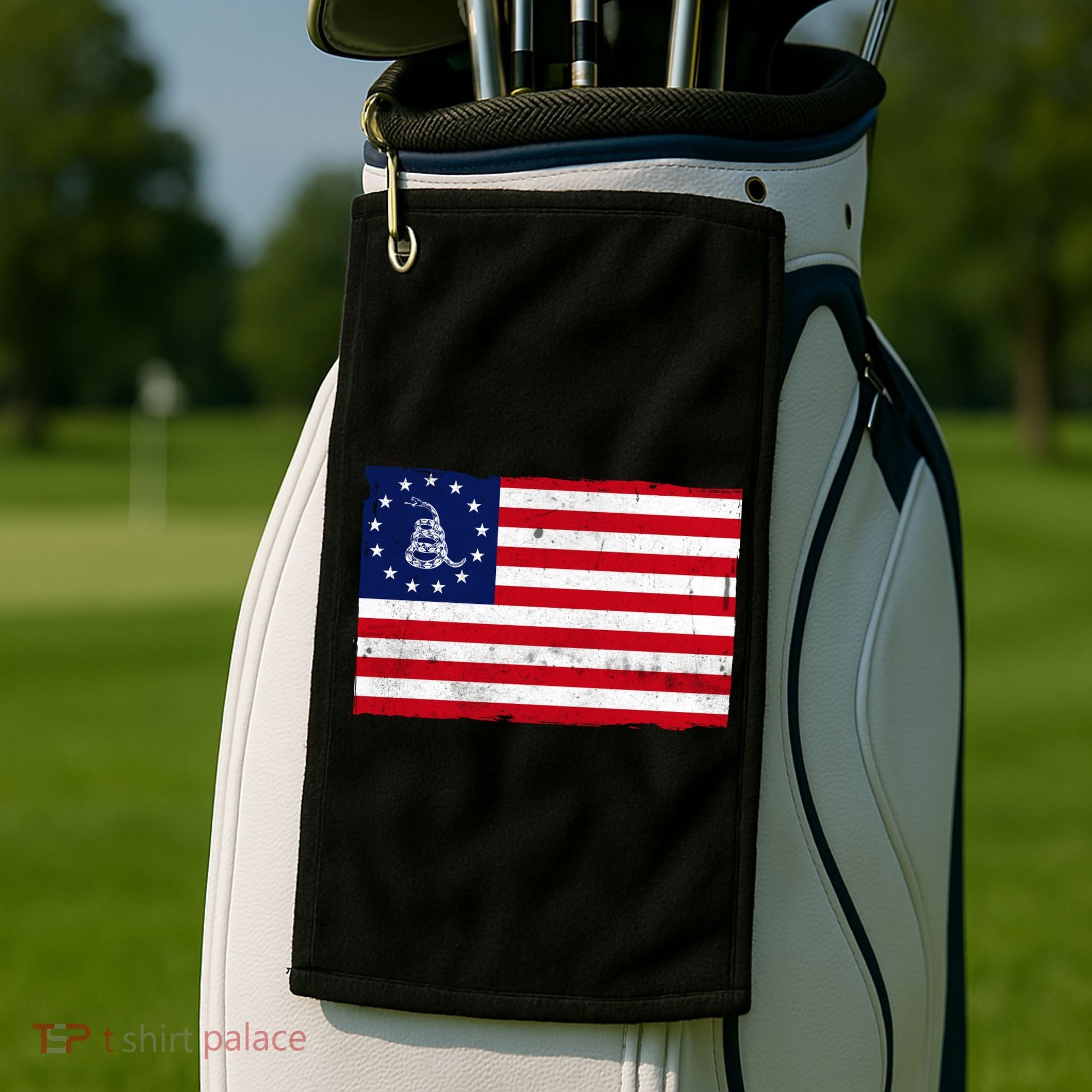 Betsy Ross Don't Tread On Me Flag Golf Towel