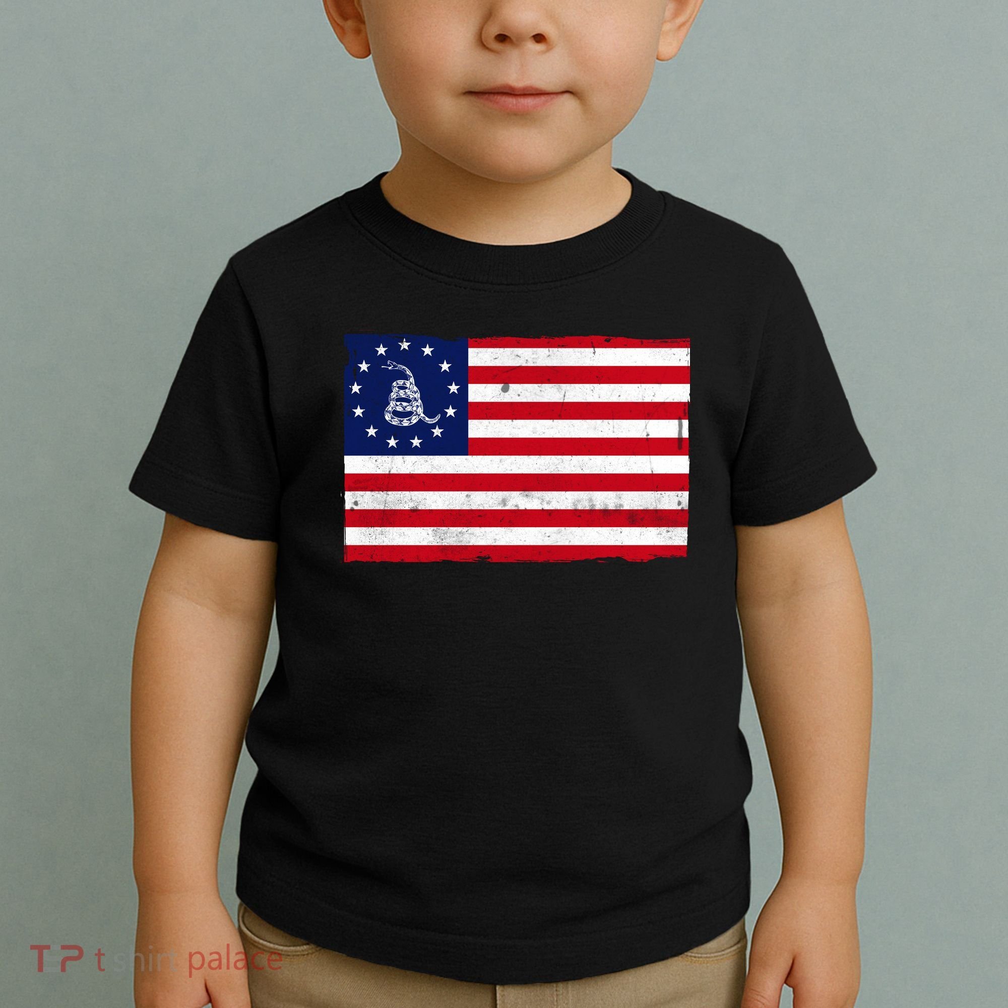 Betsy Ross Don't Tread On Me Flag Toddler T-Shirt
