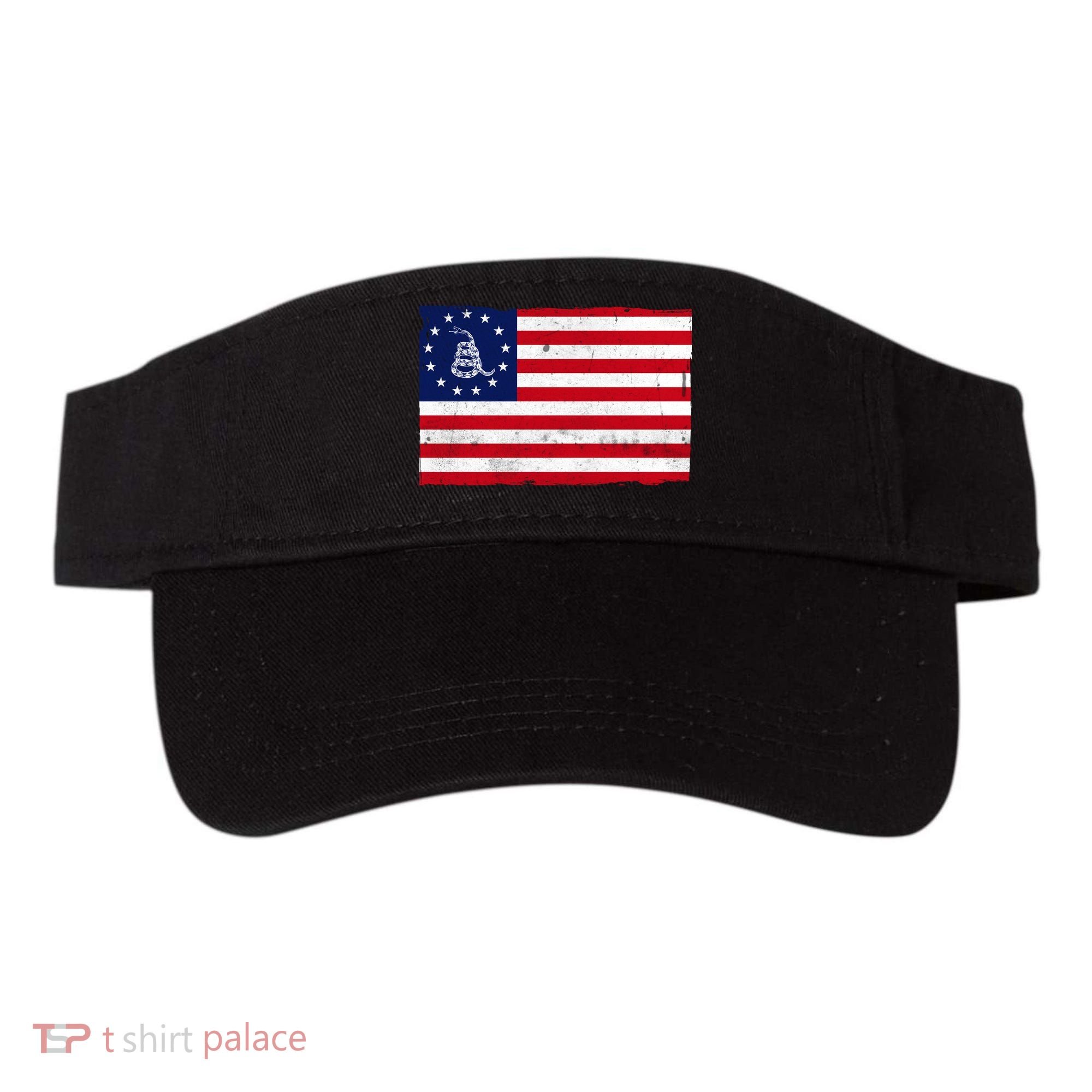 Betsy Ross Don't Tread On Me Flag Visor