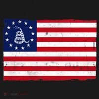 Betsy Ross Don't Tread On Me Flag Women's Long Sleeve Shirt thumb 2