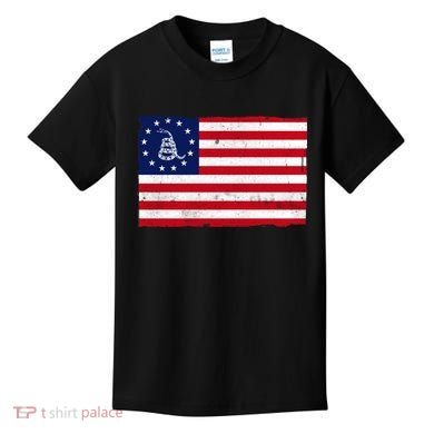 Betsy Ross Don't Tread On Me Flag Kids T-Shirt