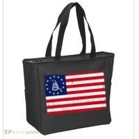 Betsy Ross Don't Tread On Me Flag Tote Bag thumb 2