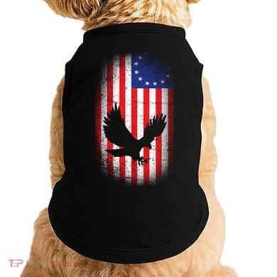 Betsy Ross Flag 13 Colonies Bald Eagle Doggie Tank