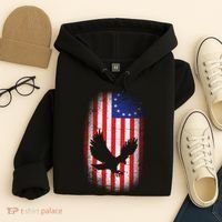 Betsy Ross Flag 13 Colonies Bald Eagle Hoodie thumb 4