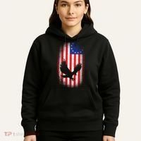 Betsy Ross Flag 13 Colonies Bald Eagle Hoodie thumb 5