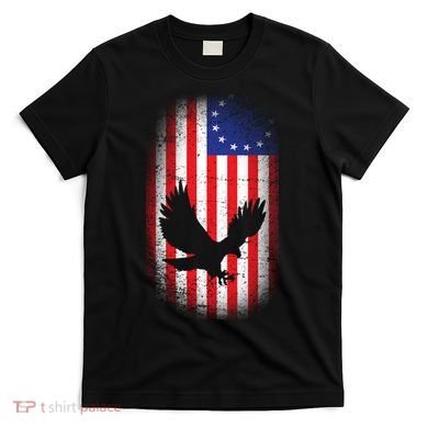 Betsy Ross Flag 13 Colonies Bald Eagle T-Shirt