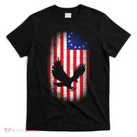 Betsy Ross Flag 13 Colonies Bald Eagle T-Shirt thumb 0