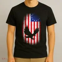 Betsy Ross Flag 13 Colonies Bald Eagle T-Shirt thumb 3