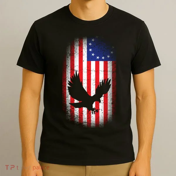 Betsy Ross Flag 13 Colonies Bald Eagle T-Shirt