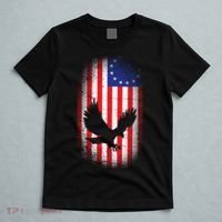 Betsy Ross Flag 13 Colonies Bald Eagle T-Shirt thumb 5