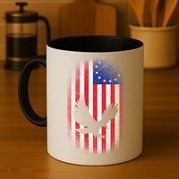 Betsy Ross Flag 13 Colonies Bald Eagle Coffee Mug thumb 4
