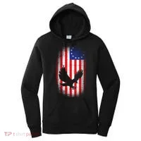 Betsy Ross Flag 13 Colonies Bald Eagle Women's Hoodie thumb 0