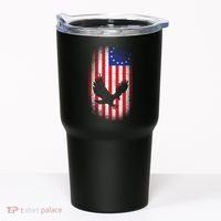 Betsy Ross Flag 13 Colonies Bald Eagle Tumbler thumb 0