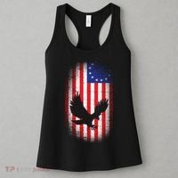 Betsy Ross Flag 13 Colonies Bald Eagle Women's Tank Top thumb 3