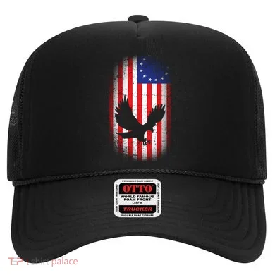 Betsy Ross Flag 13 Colonies Bald Eagle Hat