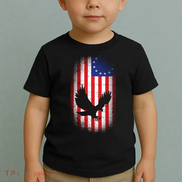 Betsy Ross Flag 13 Colonies Bald Eagle Toddler T-Shirt