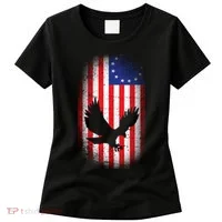 Betsy Ross Flag 13 Colonies Bald Eagle Women's T-Shirt thumb 0