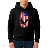 Betsy Ross Flag 13 Colonies Bald Eagle Kids Hoodie thumb 4