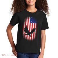 Betsy Ross Flag 13 Colonies Bald Eagle Kids T-Shirt thumb 2