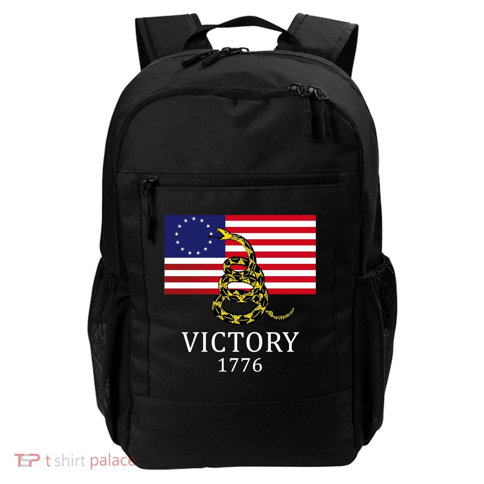Betsy Ross Flag Don't Tread On Me 13 Colonies Backpack