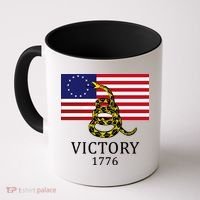 Betsy Ross Flag Don't Tread On Me 13 Colonies Coffee Mug thumb 0