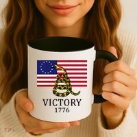 Betsy Ross Flag Don't Tread On Me 13 Colonies Coffee Mug thumb 3