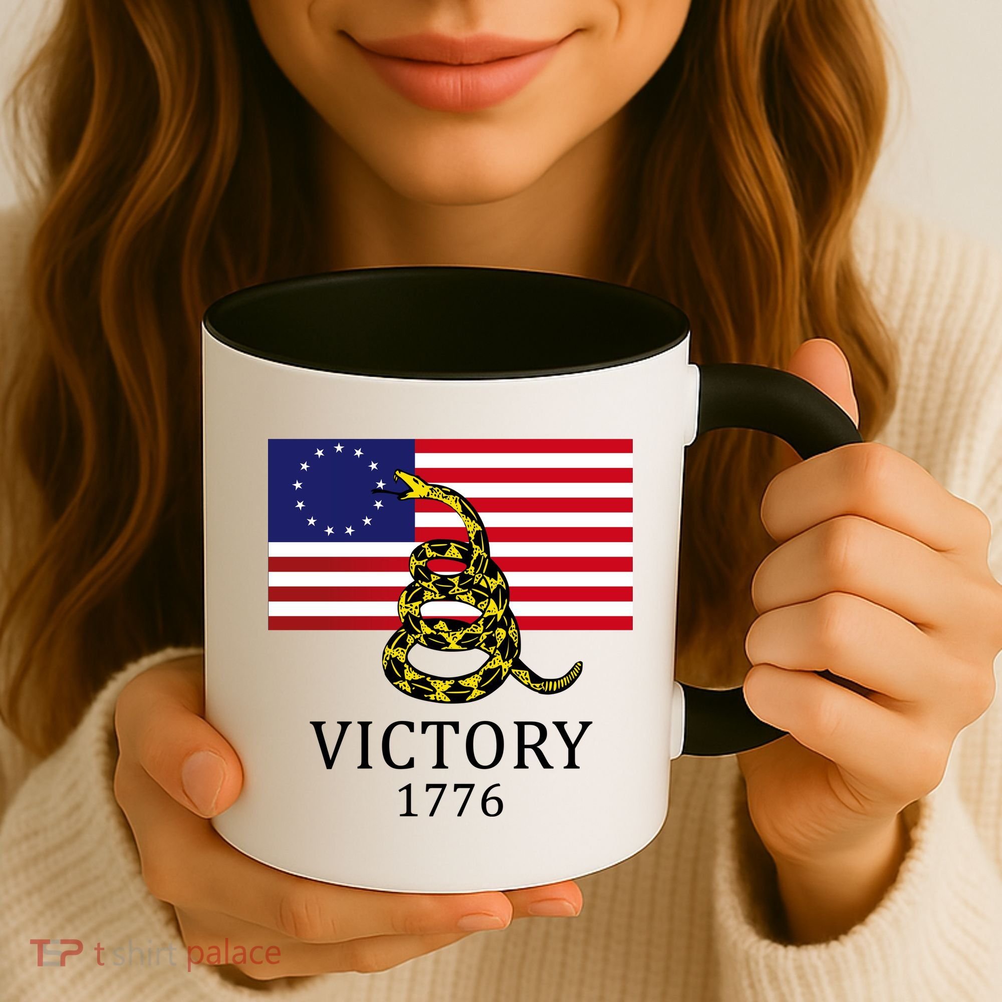 Betsy Ross Flag Don't Tread On Me 13 Colonies Coffee Mug