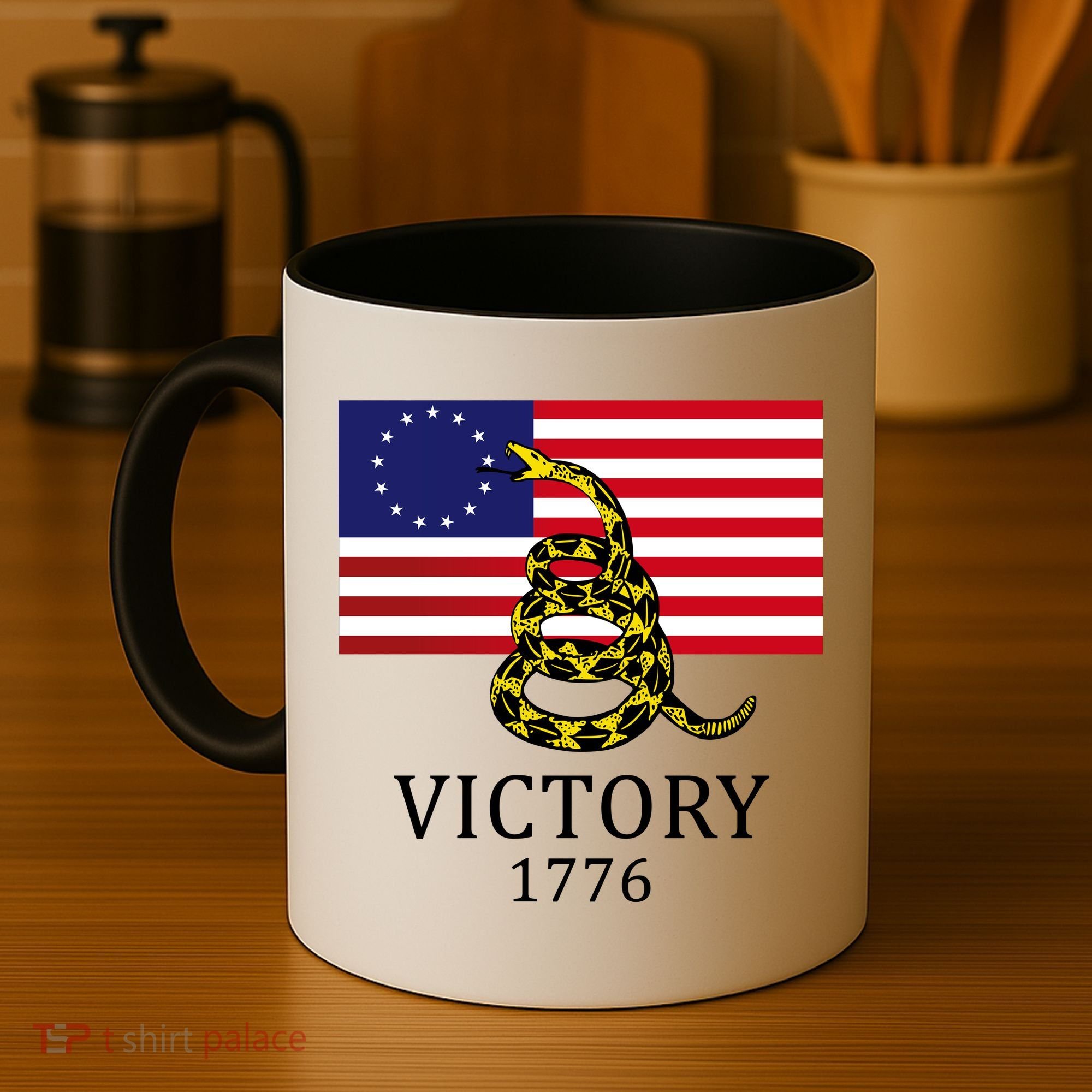 Betsy Ross Flag Don't Tread On Me 13 Colonies Coffee Mug