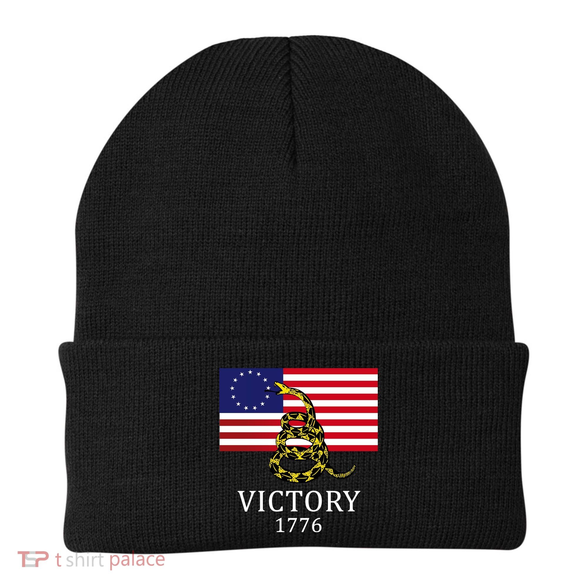 Betsy Ross Flag Don't Tread On Me 13 Colonies Beanie