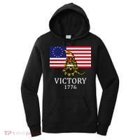 Betsy Ross Flag Don't Tread On Me 13 Colonies Women's Hoodie thumb 0