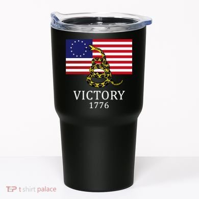 Betsy Ross Flag Don't Tread On Me 13 Colonies Tumbler