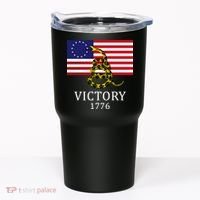Betsy Ross Flag Don't Tread On Me 13 Colonies Tumbler thumb 0