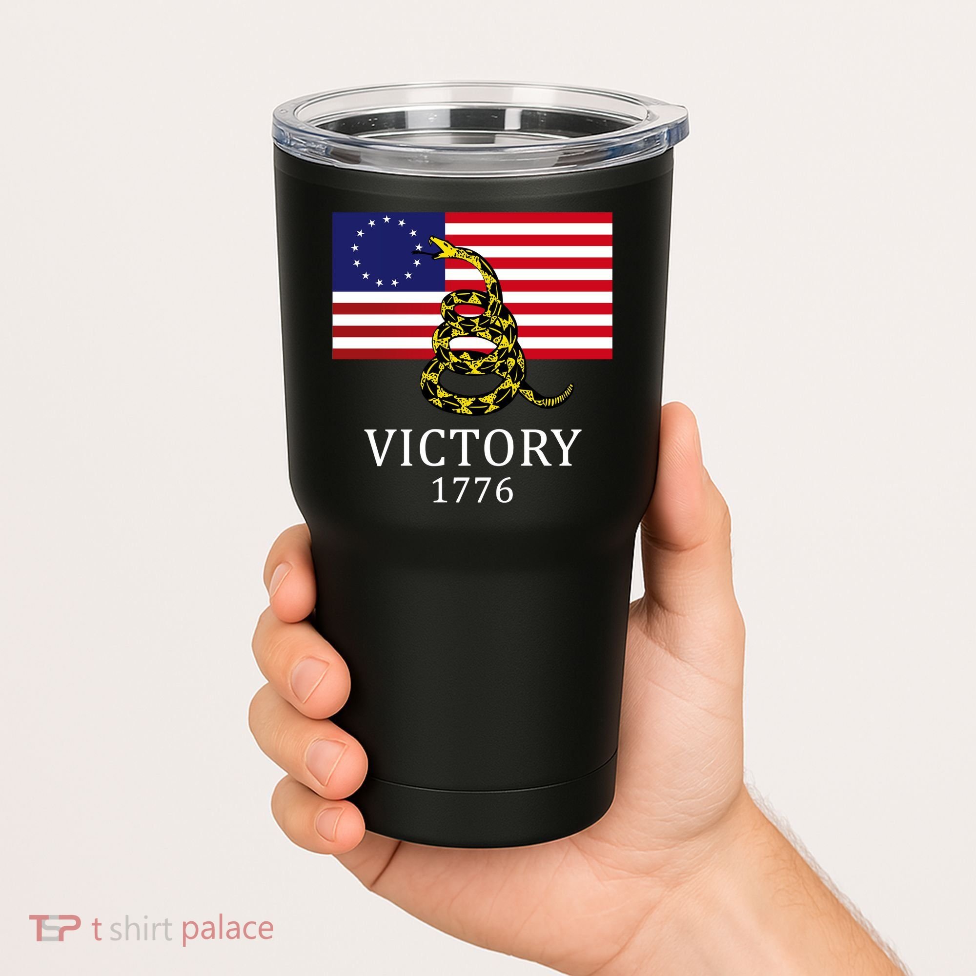 Betsy Ross Flag Don't Tread On Me 13 Colonies Tumbler