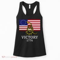 Betsy Ross Flag Don't Tread On Me 13 Colonies Women's Tank Top thumb 0
