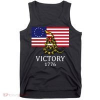Betsy Ross Flag Don't Tread On Me 13 Colonies Tank Top thumb 0