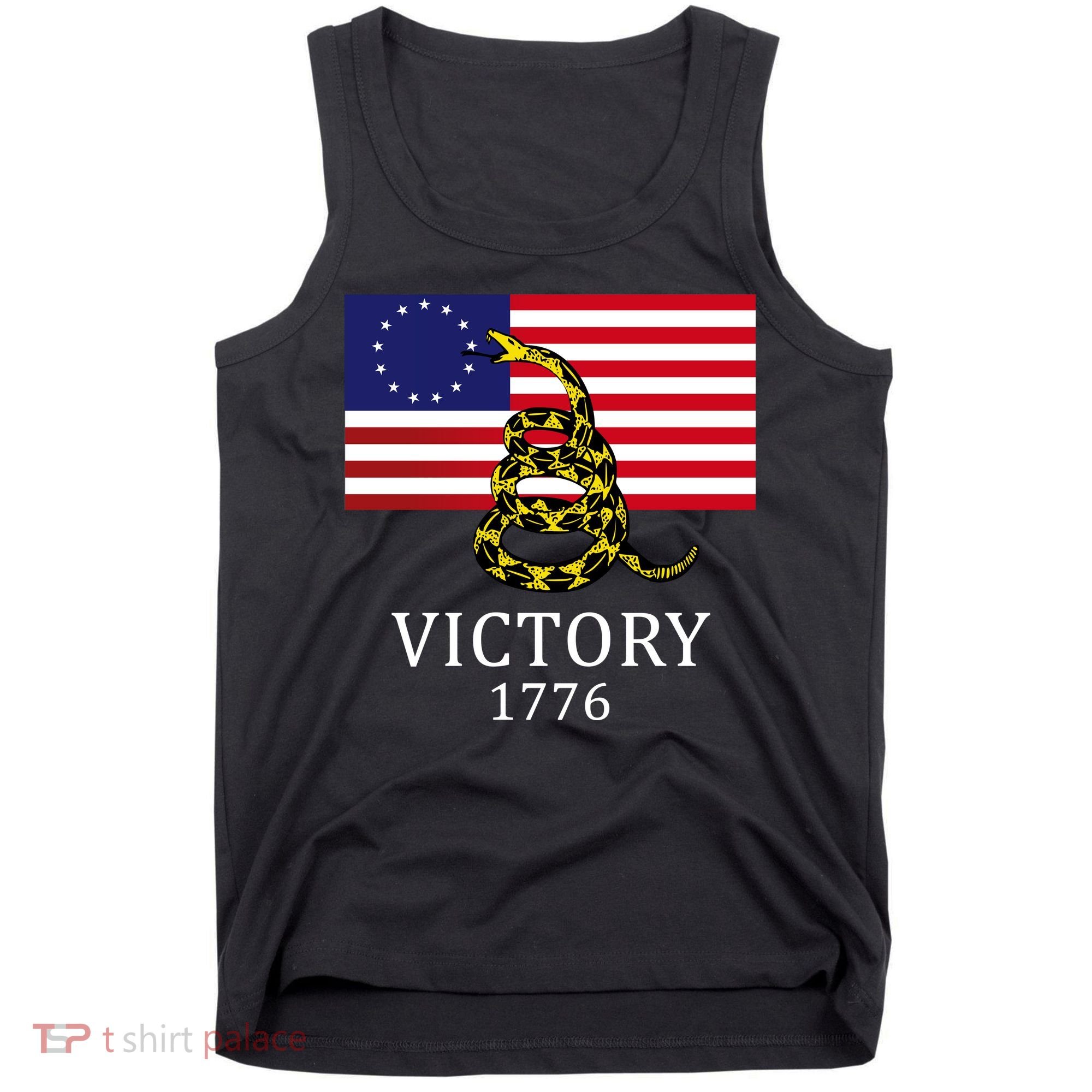 Betsy Ross Flag Don't Tread On Me 13 Colonies Tank Top