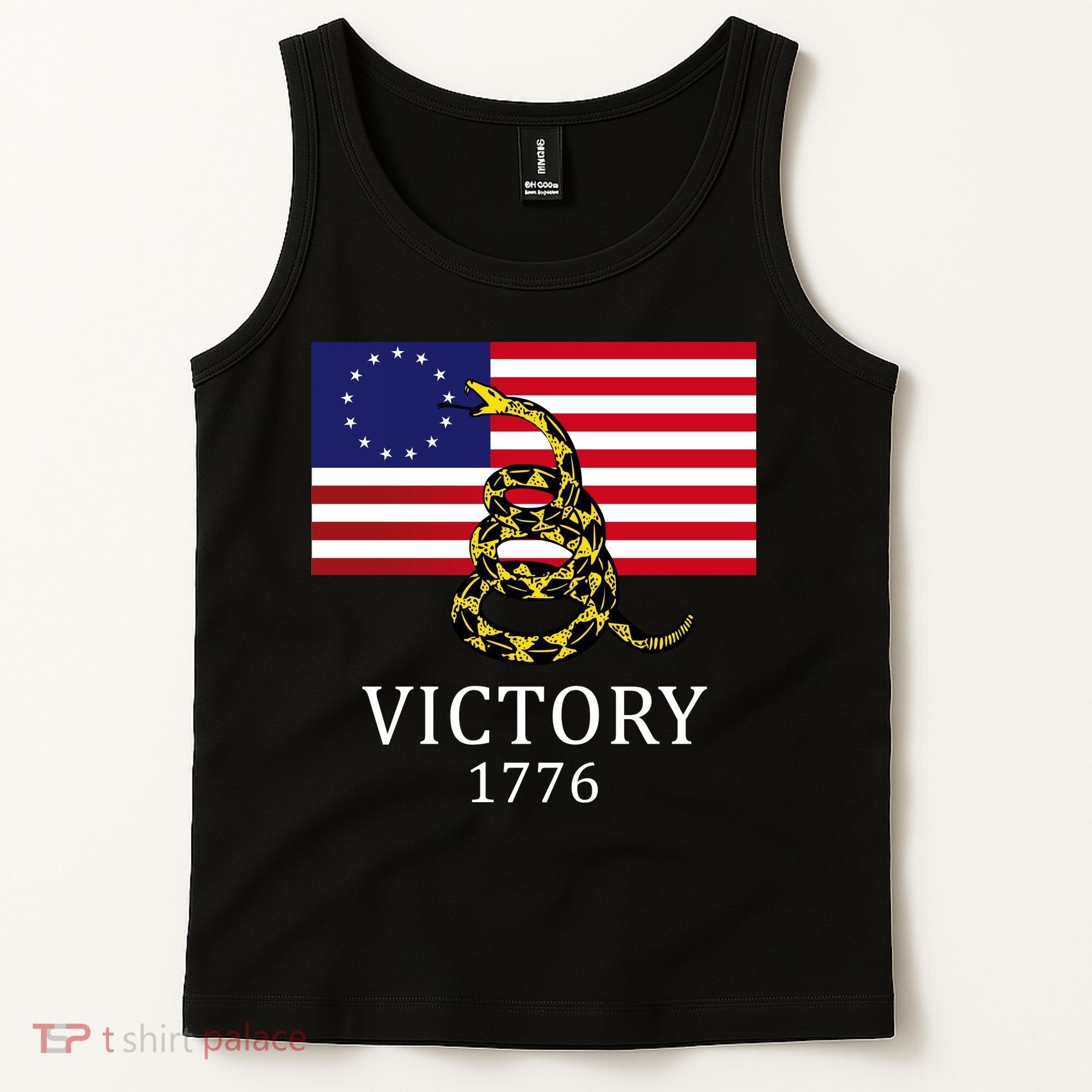 Betsy Ross Flag Don't Tread On Me 13 Colonies Tank Top