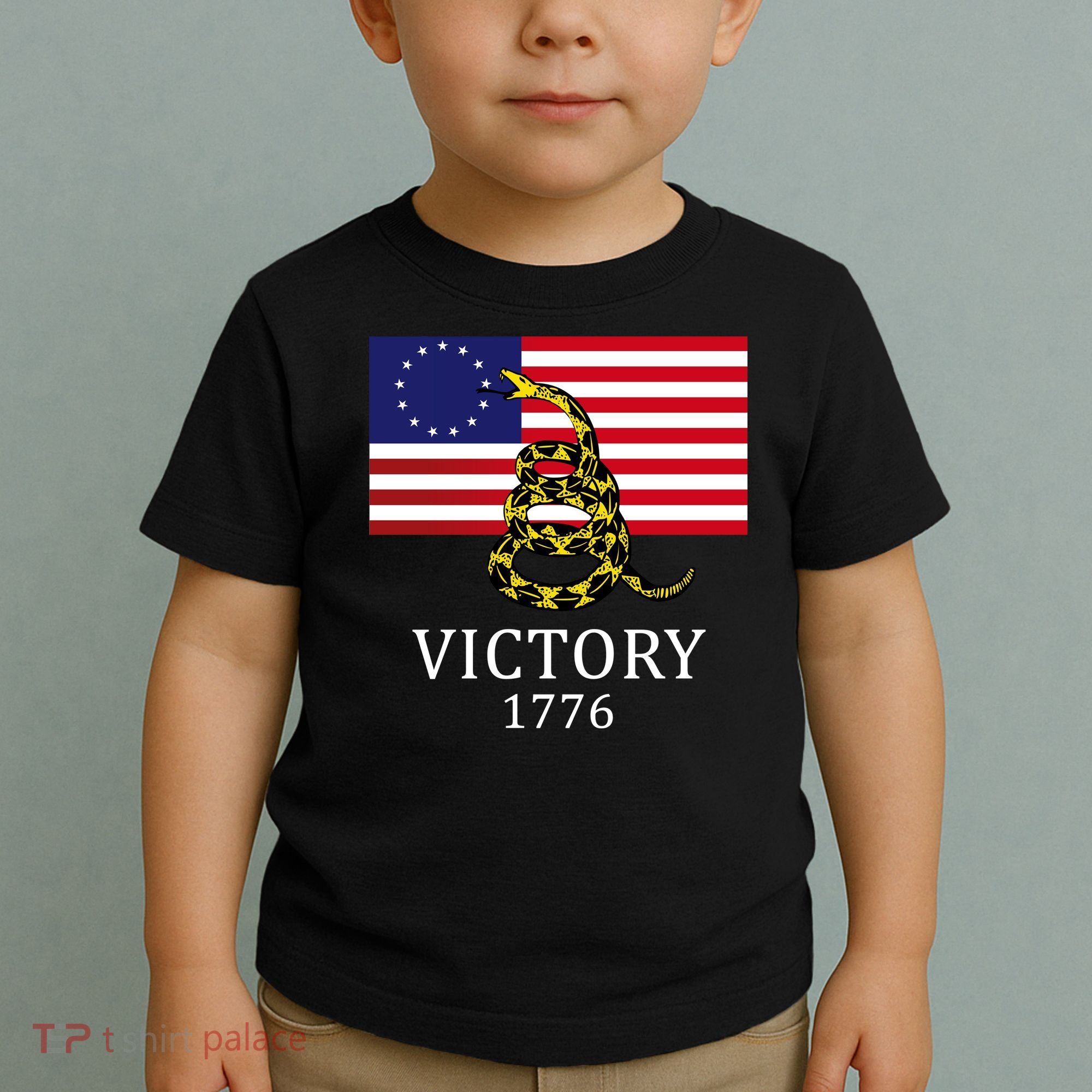 Betsy Ross Flag Don't Tread On Me 13 Colonies Toddler T-Shirt