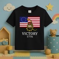Betsy Ross Flag Don't Tread On Me 13 Colonies Toddler T-Shirt thumb 3